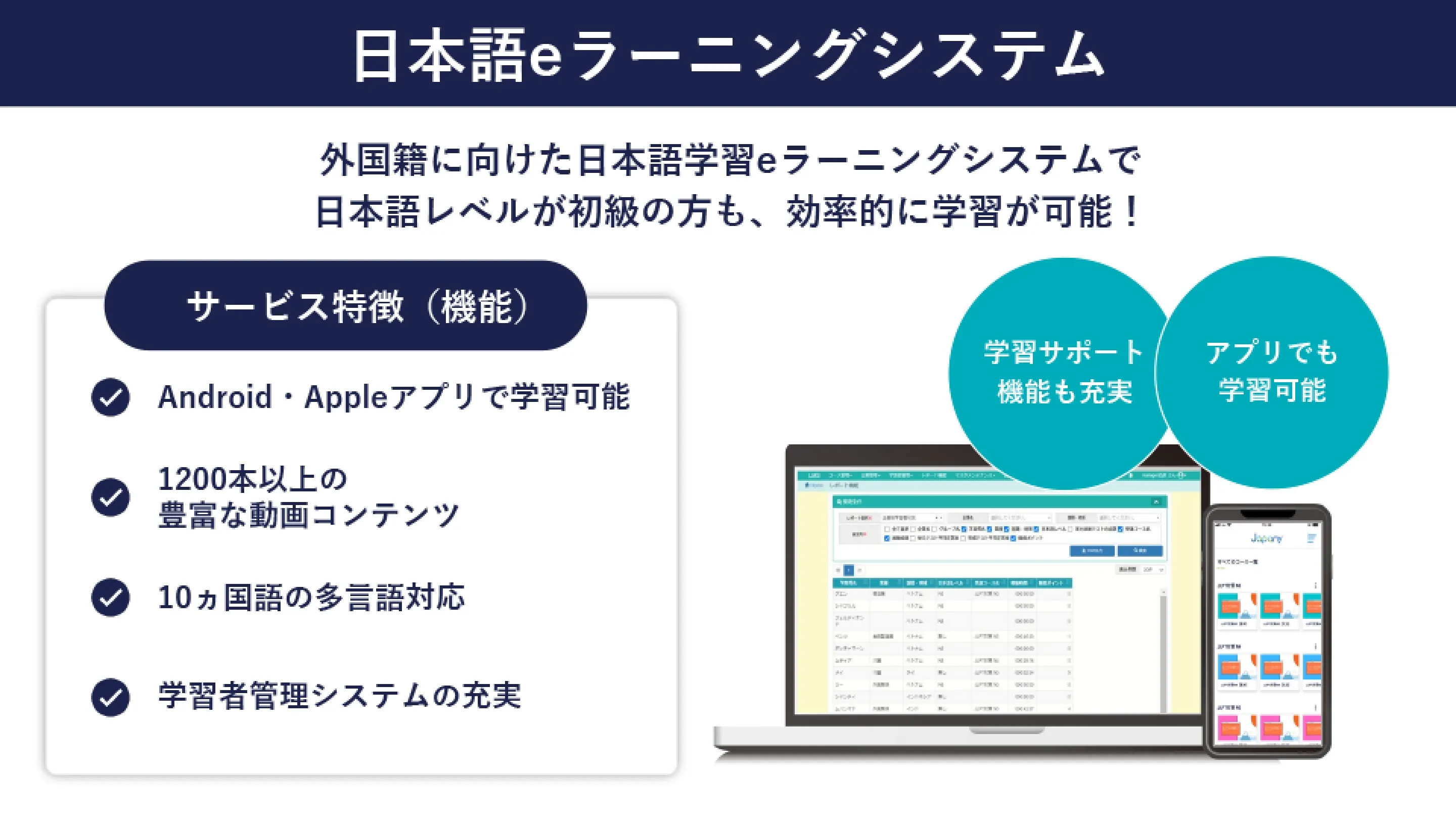 日本語eラーニングシステム
