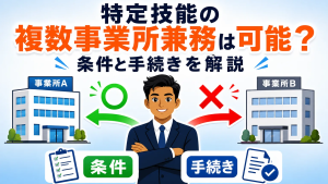 特定技能の複数事業所兼務は可能？条件と手続きを解説