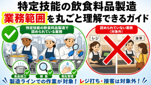 特定技能の飲食料品製造 業務範囲を丸ごと理解できるガイド