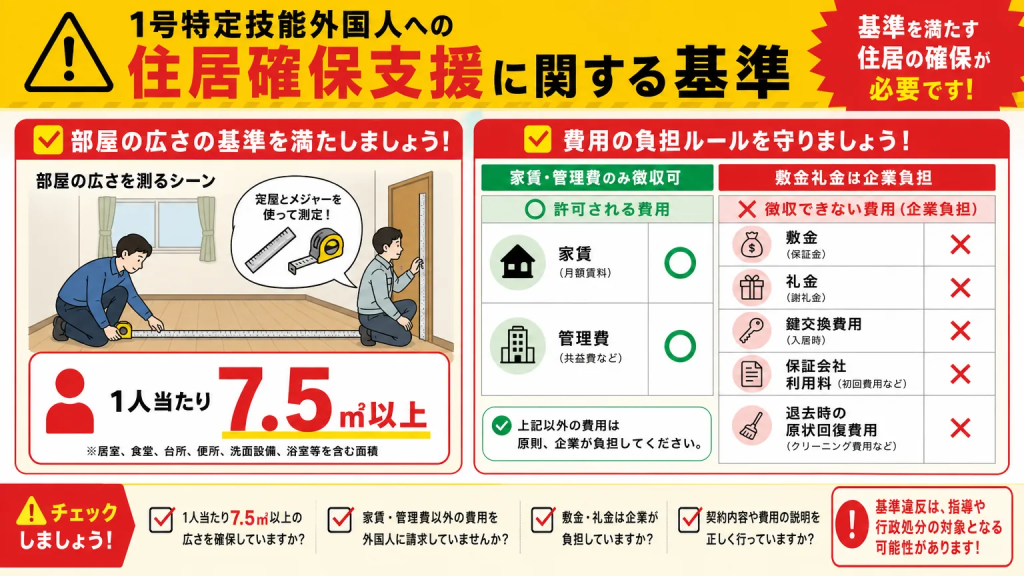 住居サポートを行う際に企業が注意すべきポイント
