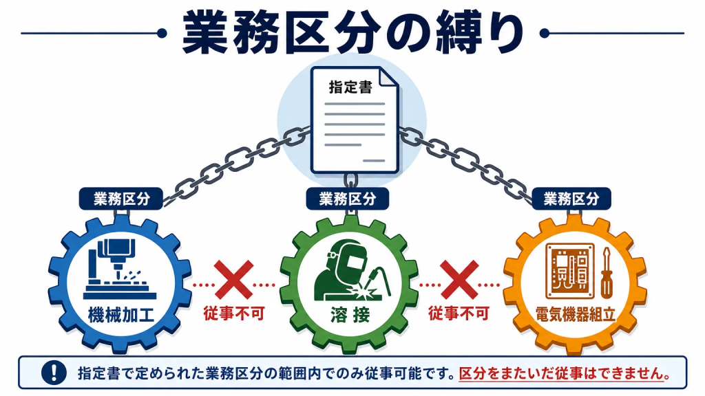 特定技能の在留資格と「業務内容の縛り」を理解しよう
