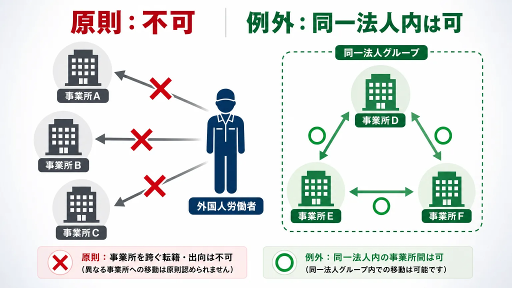 特定技能外国人は複数の事業所で働かせることができるのか?【結論】