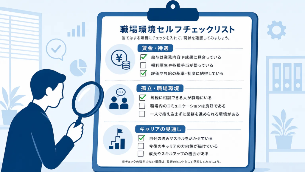 自社の離職原因を特定するためのチェックリスト