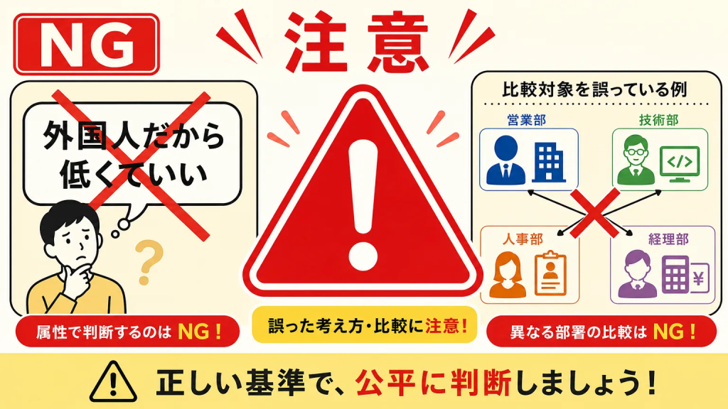 給与設定でよくある間違いと注意点