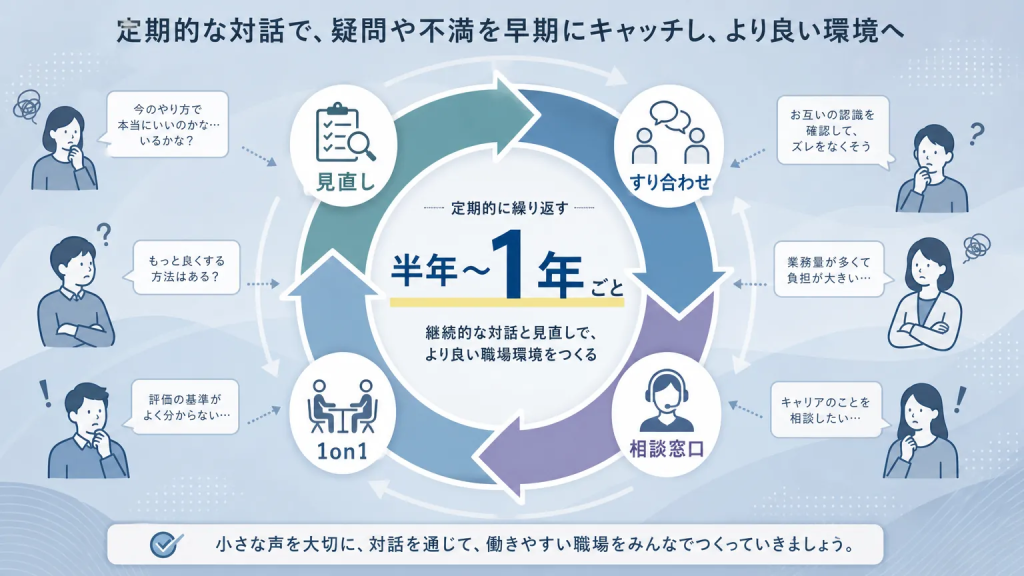 制度を導入した後に気をつけたい運用のポイント
