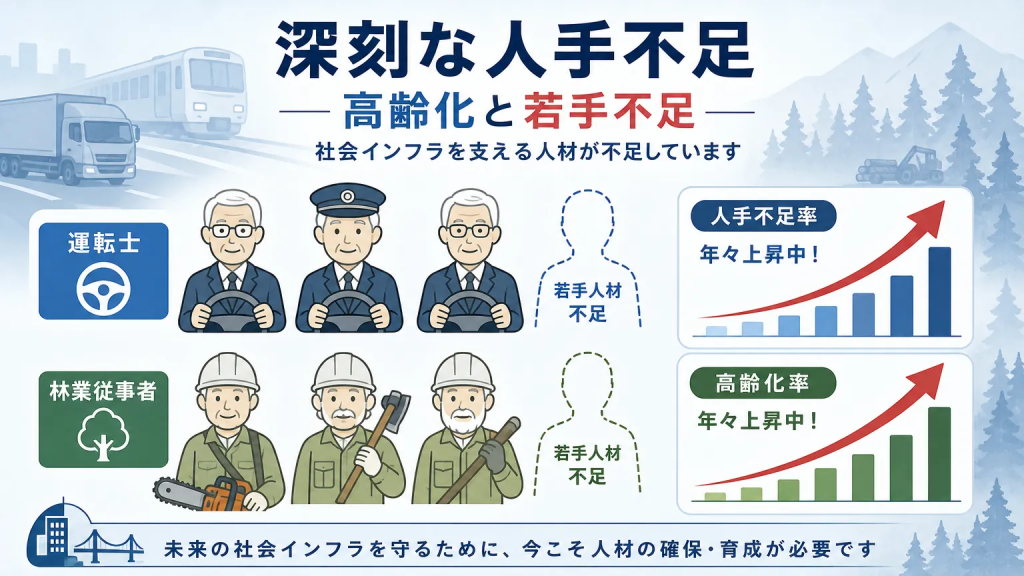 なぜこれらの分野が追加されたのか？背景にある人手不足の実態
