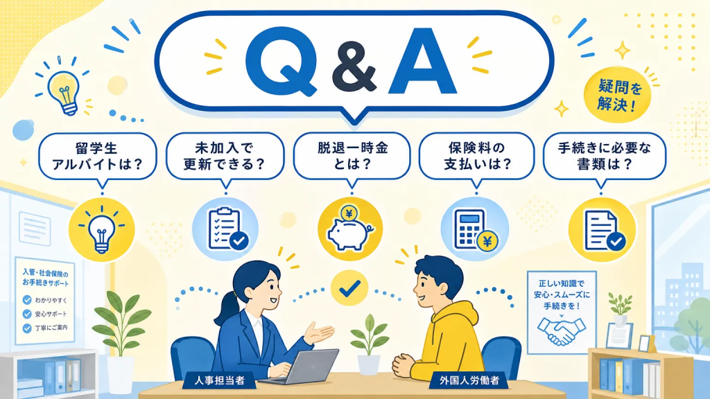外国人 社会保険 加入義務についてよくある質問