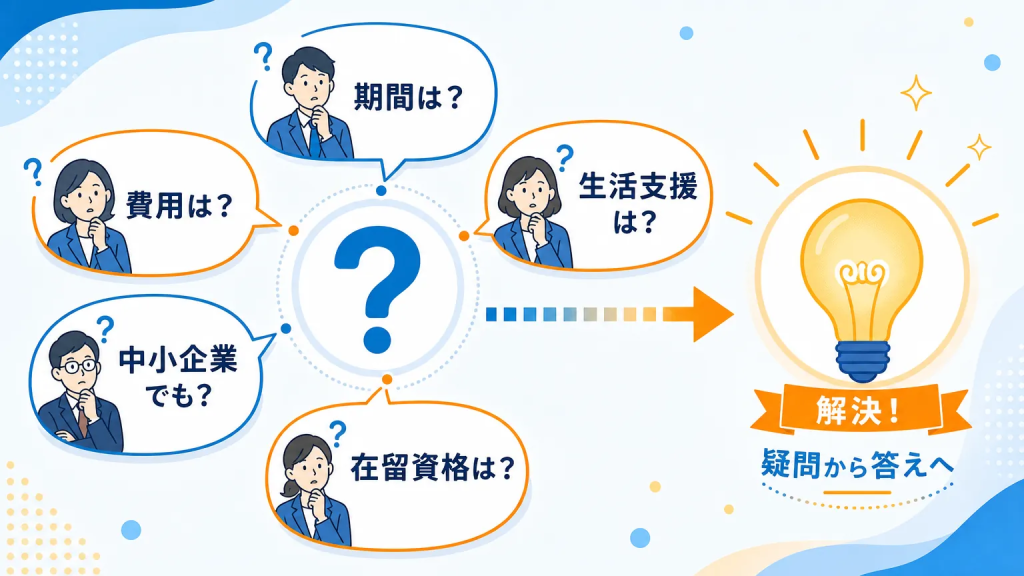 外国人 採用 定着 成功要因についてよくある質問