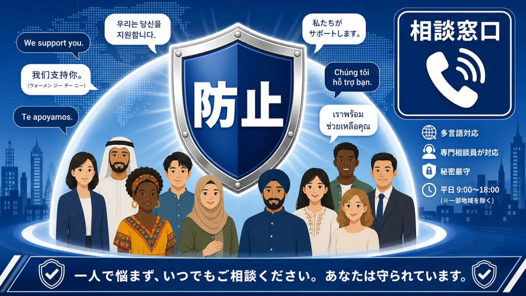 外国人従業員に対応した就業規則の整備ポイント④：ハラスメント防止規定の充実
