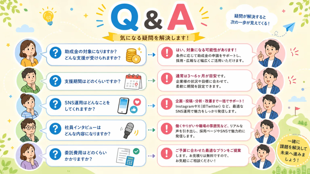 外国人採用 採用ブランディングについてよくある質問
