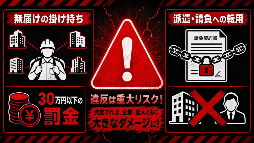 やってはいけないNG事例と違反リスク