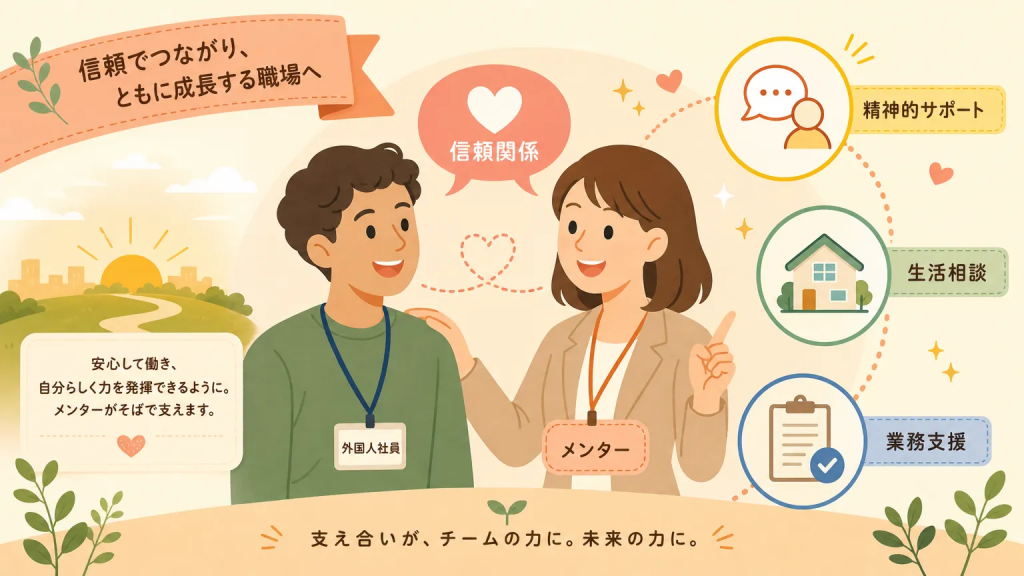 メンター制度の設計：誰を選び、何を任せるか
