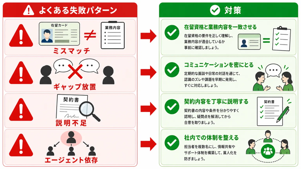 通年採用で注意したい失敗パターンと対策