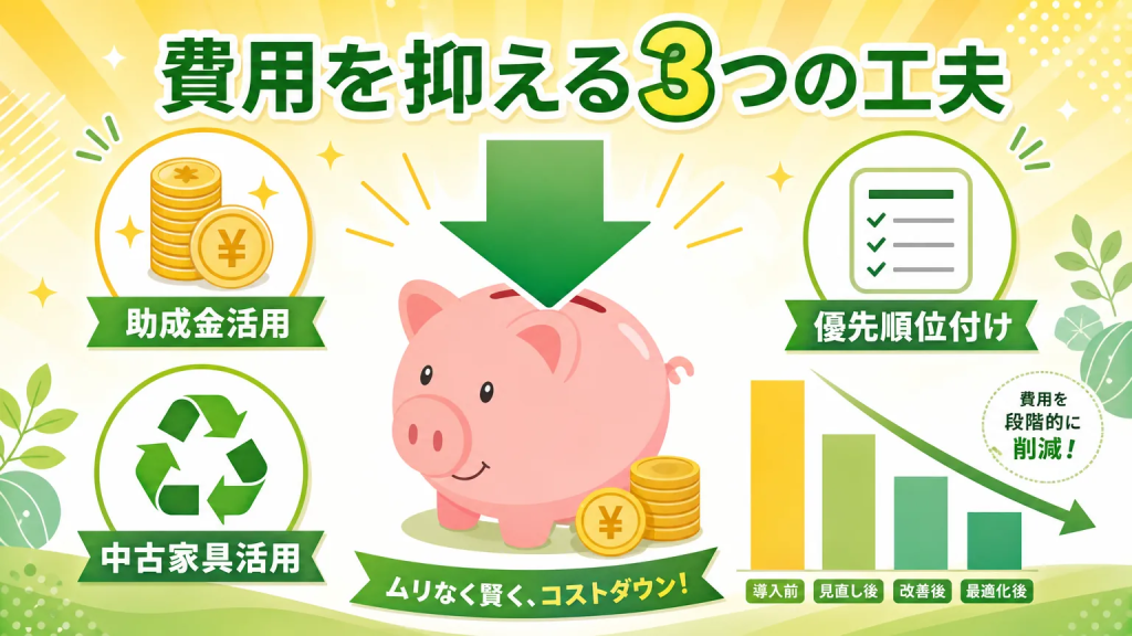 社宅整備の費用を抑える方法