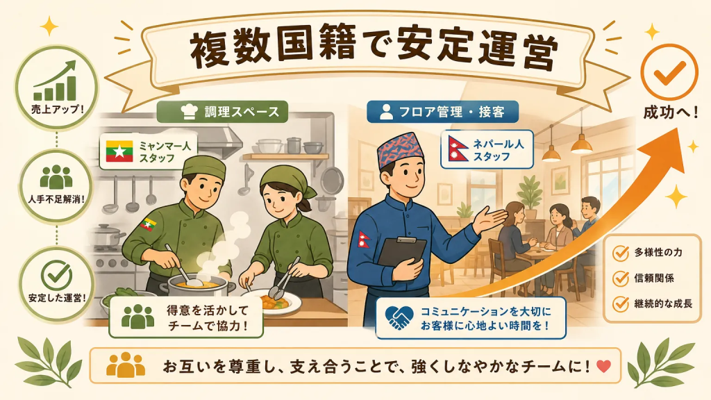 国籍多様化を進めた企業の事例