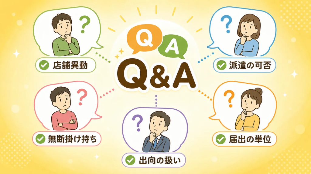 特定技能 複数事業所 兼務についてよくある質問