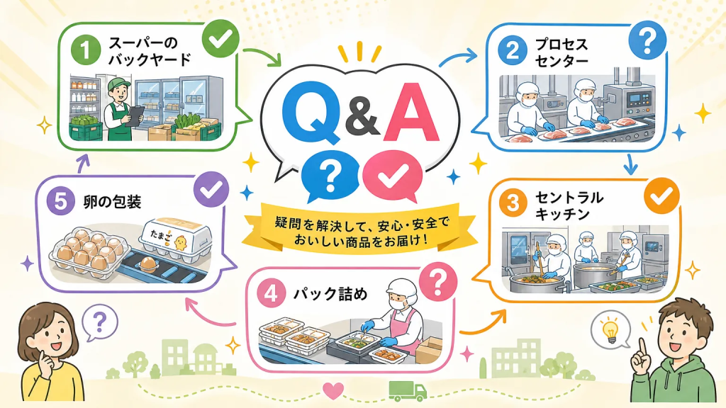 特定技能 飲食料品製造 業務範囲についてよくある質問